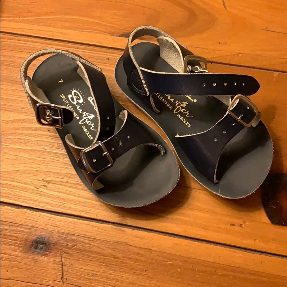 Salt Water Sandal by Hoy Sun San - Navy Blue NWOT